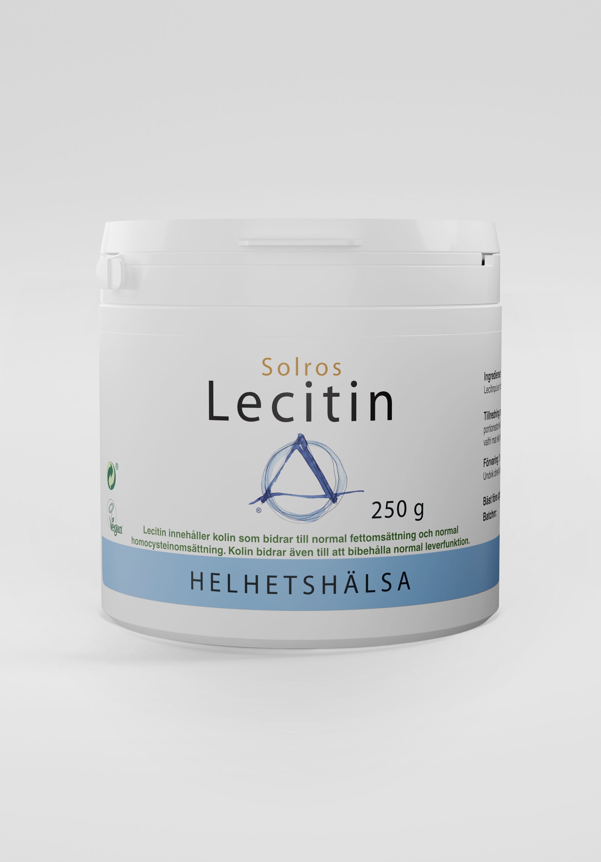 Lecitin, solros, 250 g