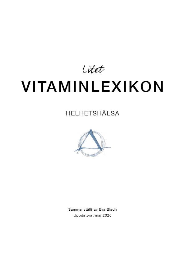 Litet Vitaminlexikon, Häfte 