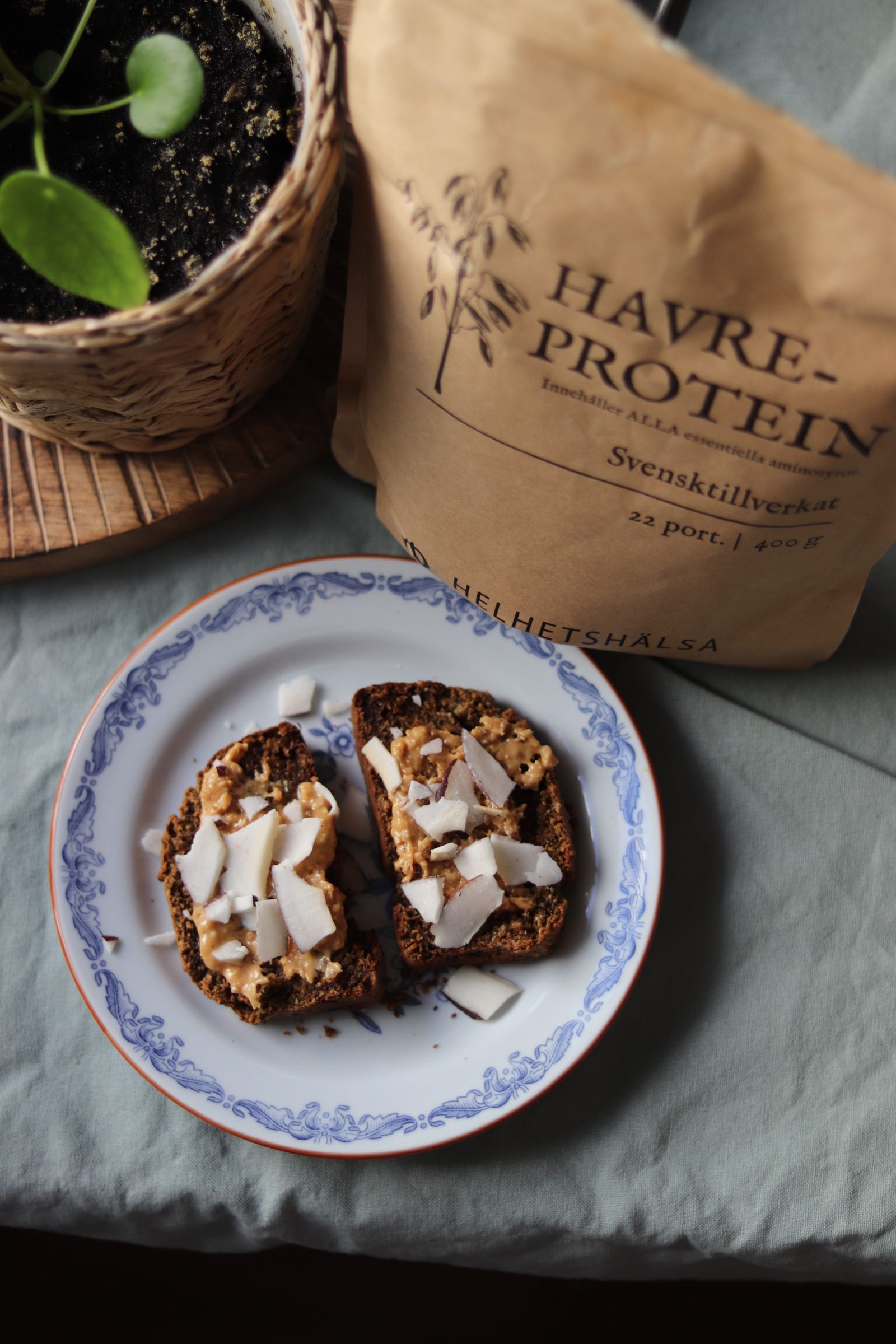 Bananbröd Pepparkaka, Ett proteinrikt bananbröd med smak av pepparkaka!